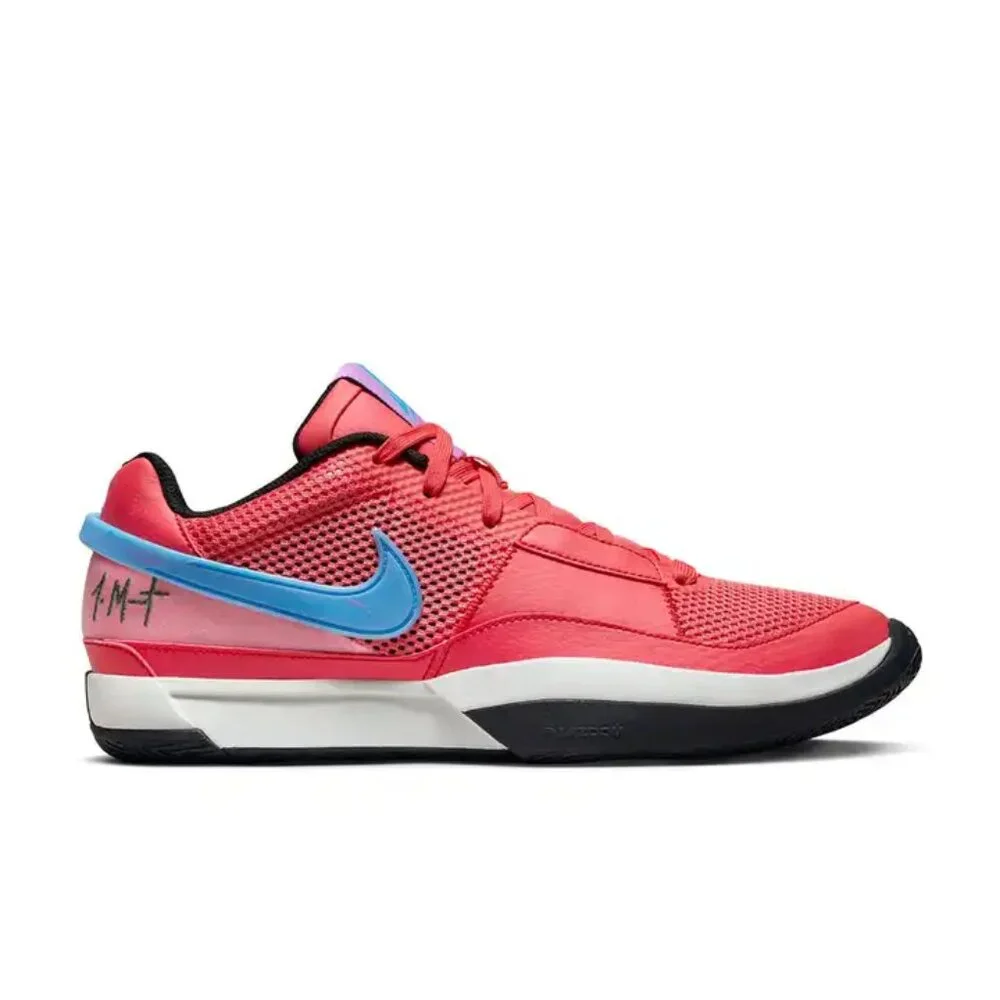 Nike Men's‎ Fuel Red Blue Ja 1 Hunger Low Top Athletic Basketball Shoes Size 8